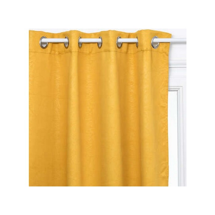 home-textiles/curtains-blinds/blackout-embroidered-leaf-ochre-140cm-x-260cm