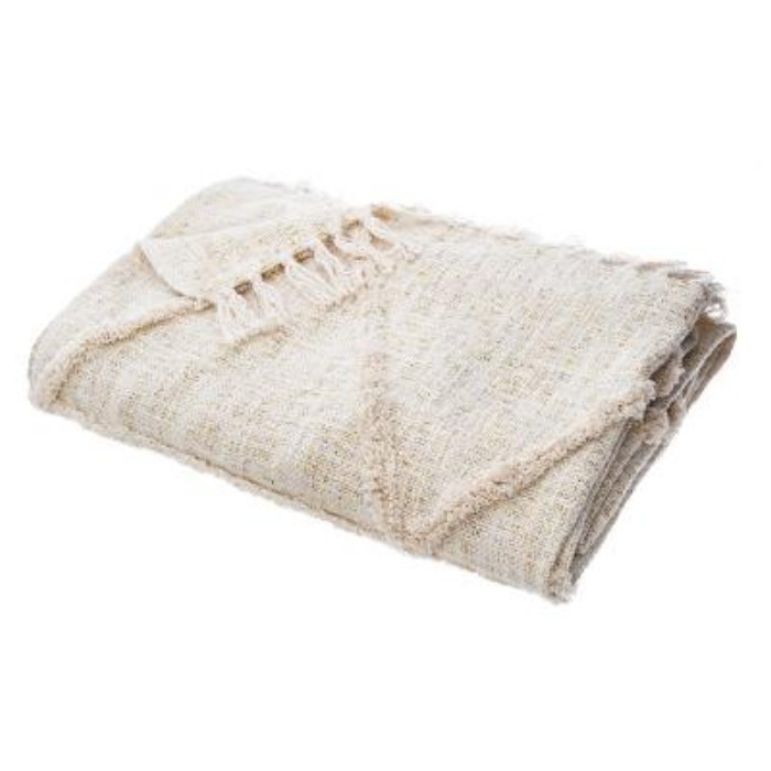 home-textiles/blankets-throws/atmosphera-slub-tuf-bed-run-shine-130x180
