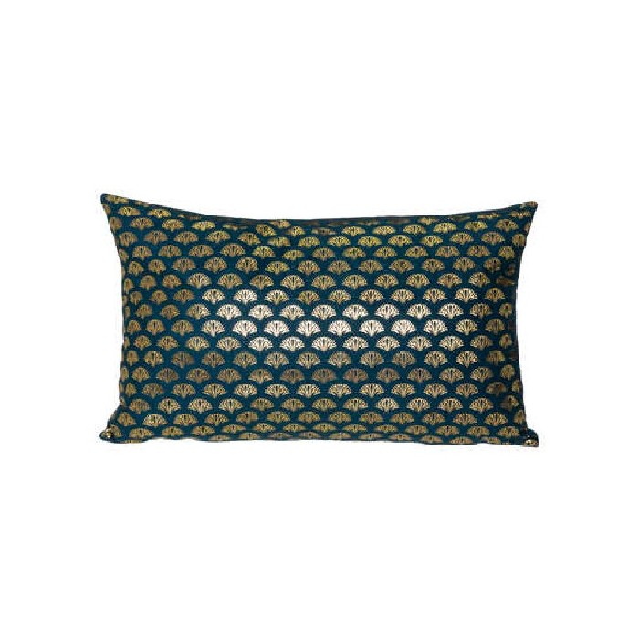 home-textiles/cushions-cushion-covers/atmosphera-velvet-foil-cushion-blue-30cm-x-50cm