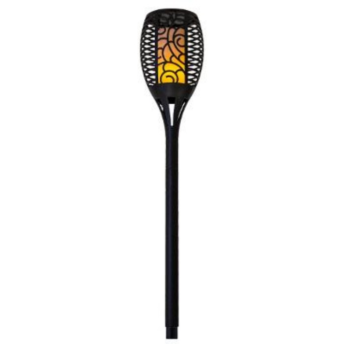 lighting/outdoor-lighting/black-solar-plastic-torch-diameter-12cm-height-78cm