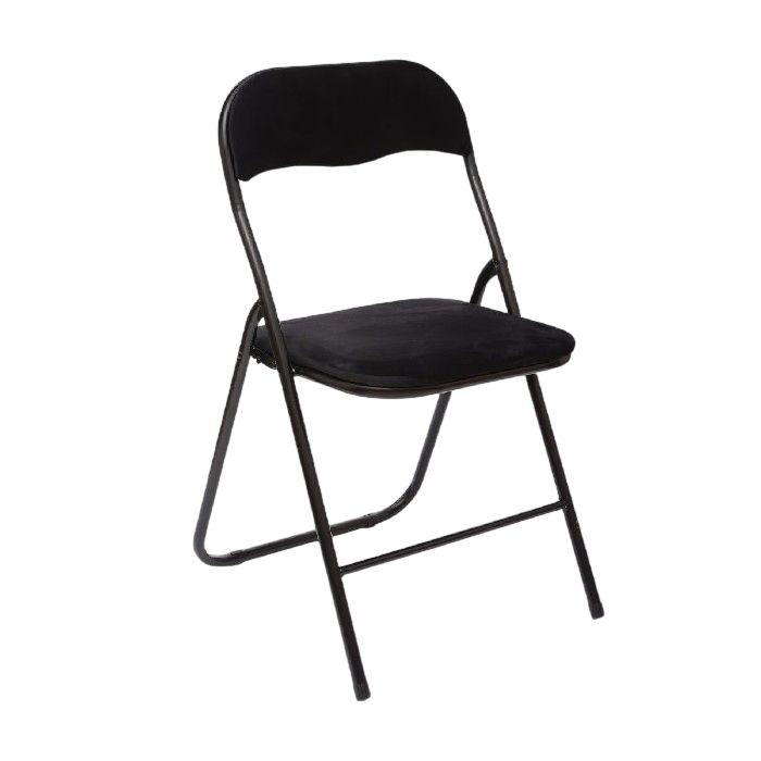 dining/dining-chairs/atmosphera-black-velvet-folding-chair