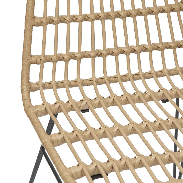 outdoor/outdoor-dining-chairs/hespéride-lambada-chair-sesame-graphite-garden-chair