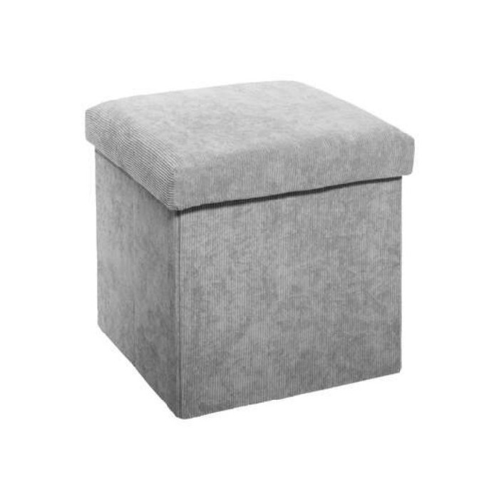 living/seating-accents/atmosphera-folding-ottoman-corduroy-grey-38cm