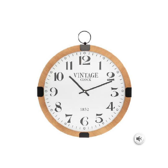 home-decor/clocks/atmosphera-mdf-gousset-clock-yago-diameter-38cm