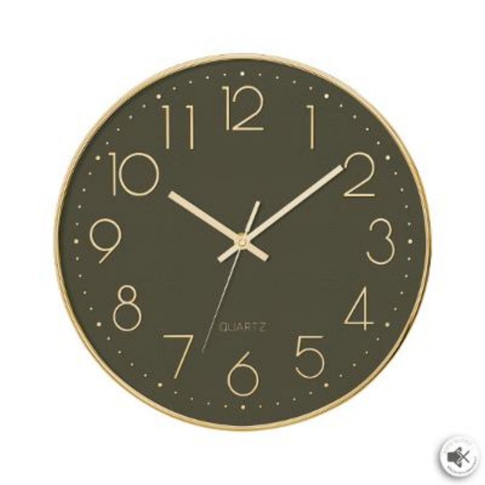 home-decor/clocks/atmosphera-3d-plastic-clock-gold