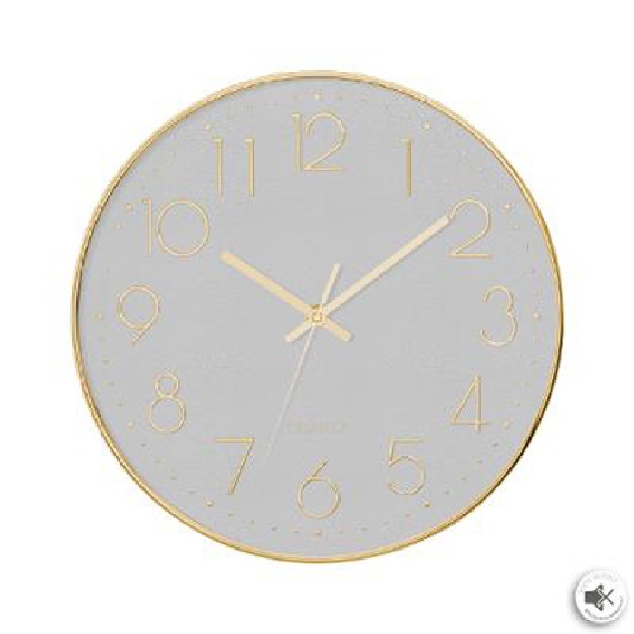 home-decor/clocks/atmosphera-3d-plastic-clock-gold