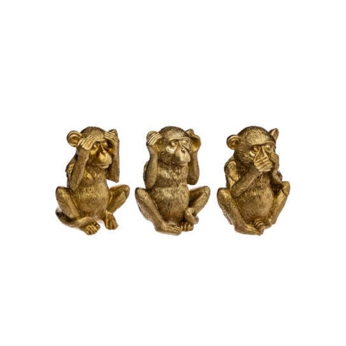 home-decor/decorative-ornaments/atmosphera-gold-resin-monkey-set-of-3