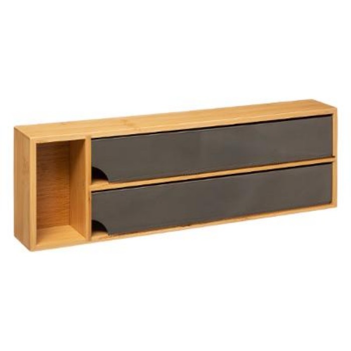 kitchenware/miscellaneous-kitchenware/5five-2-compartment-bamboo-dispenser-black