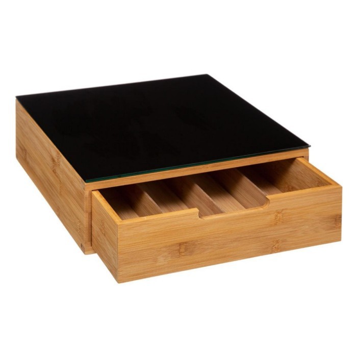 kitchenware/miscellaneous-kitchenware/5five-capsule-holder-drawer-black-with-bamboo