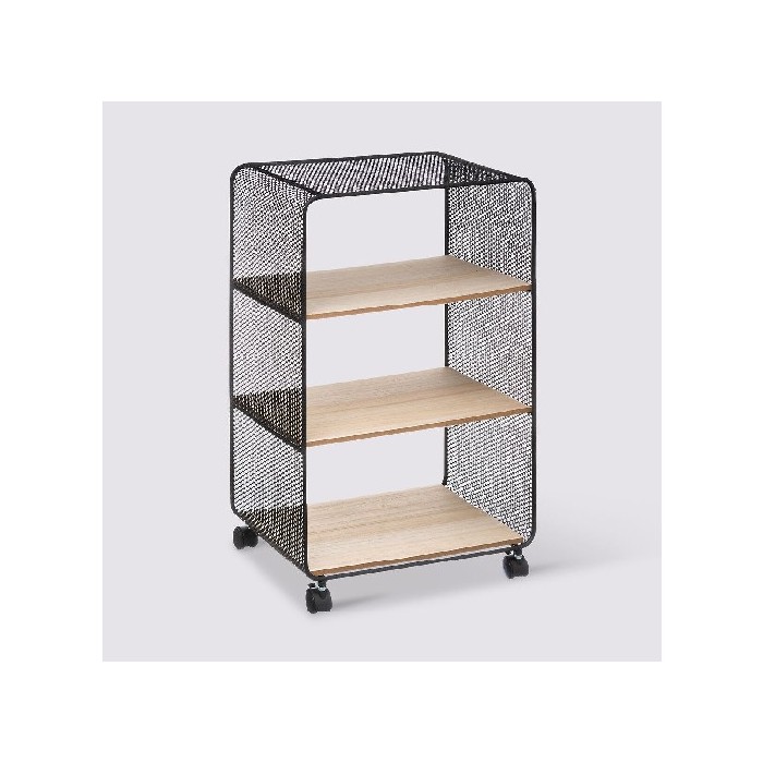 living/shelving-systems/atmosphera-3-copartment-wheeled-shelf-black
