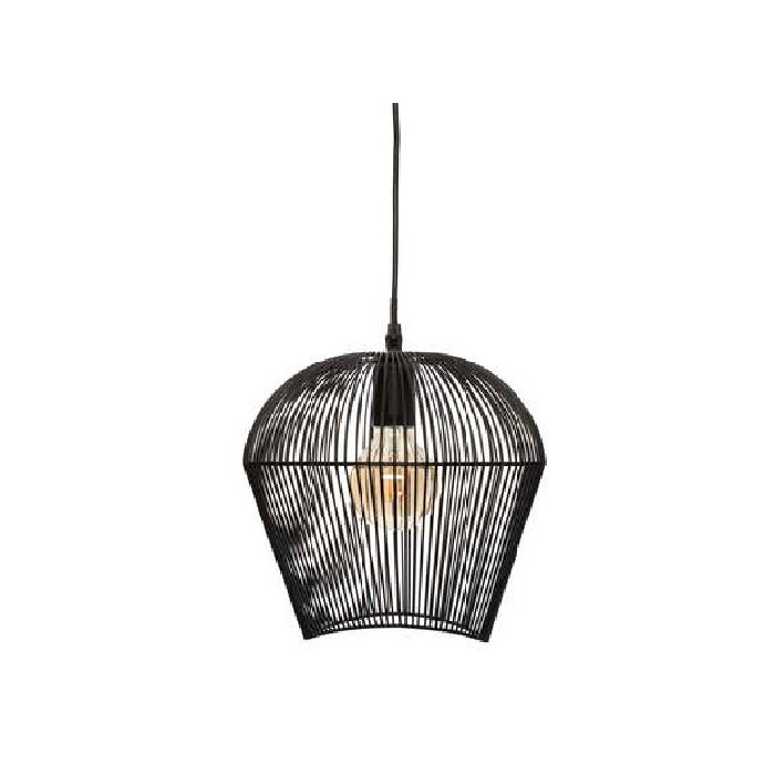 lighting/chandelier-pendant-lighting/atmosphera-jena-black-metal-wire-pendant-lamp-diameter-26cm