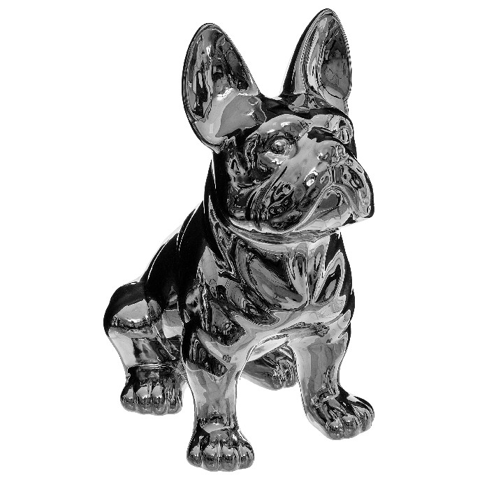 home-decor/decorative-ornaments/atmosphera-silver-dog-h22cm