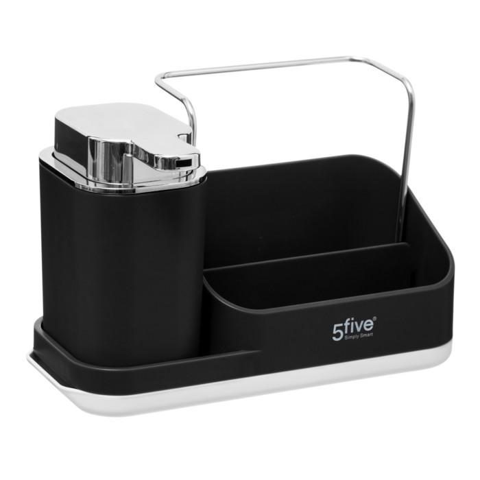 kitchenware/miscellaneous-kitchenware/5five-soap-dispenser-21cm-x-10cm-black