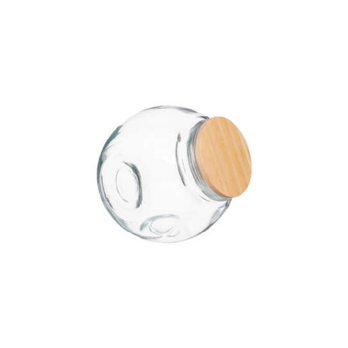 kitchenware/food-storage/5five-glass-candy-jar-with-wood-065l