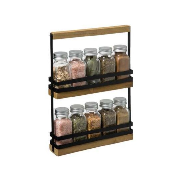 kitchenware/racks-holders-trollies/5five-spice-rack-x10-incl-blackwood