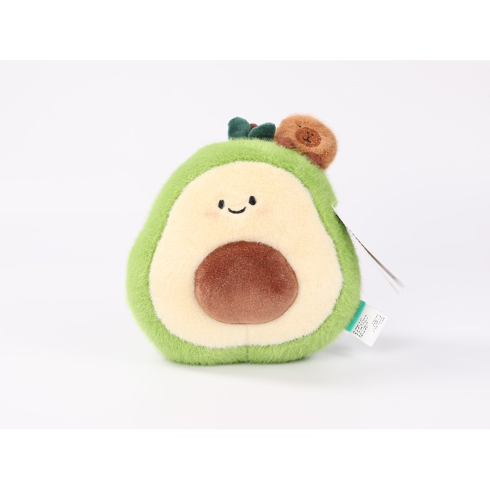 kids-and-stationery/toys-dolls-soft-toys/mumuso-22cm-plush-toy-small-capybara-on-avocado