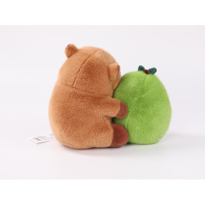 kids-and-stationery/toys-dolls-soft-toys/mumuso-23cm-plush-toy-capybara-hugs-avocado