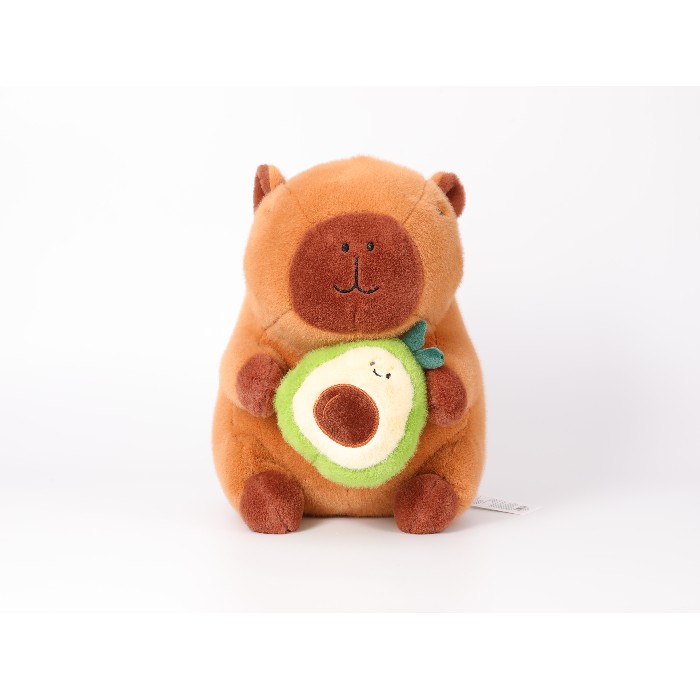 kids-and-stationery/toys-dolls-soft-toys/mumuso-35cm-stuffed-animal-capybara-with-avocado