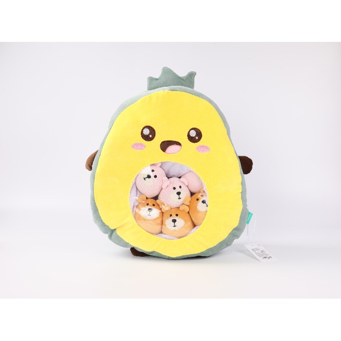 kids-and-stationery/kids-room-textiles-soft-furnishings/mumuso-avocado-throw-pillow-with-6-cute-bears-inside