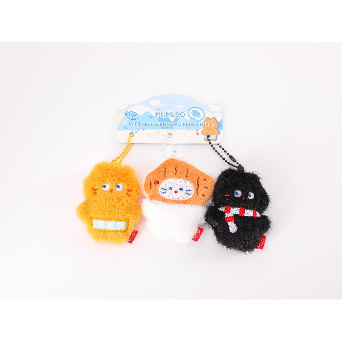 kids-and-stationery/stationery-bag-pendant-keychain/mumuso-we-three-series-bag-pendant-triple-cat