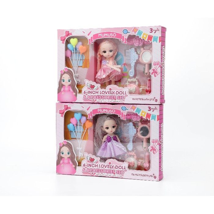 kids-and-stationery/toys/mumuso-6-inch-lovely-doll-accessories-set