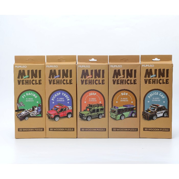 kids-and-stationery/toys-games-puzzles/mumuso-3d-mini-car-wooden-puzzle
