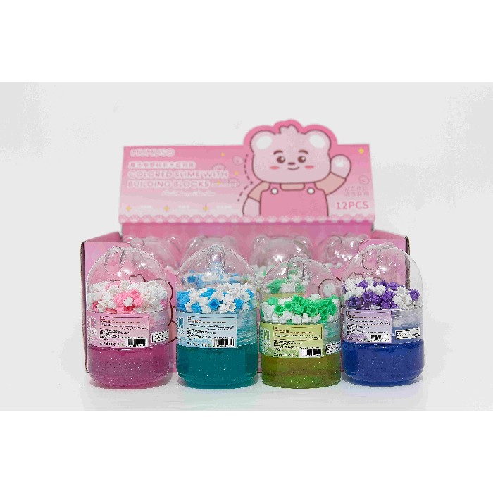 kids-and-stationery/toys/mumuso-colored-slime-with-building-blocks-magic-bear