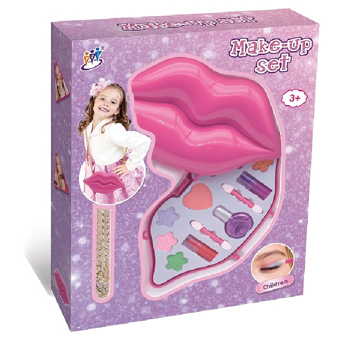 kids-and-stationery/toys/mumuso-makeup-set-for-kids-with-lip-shaped-crossbody-bag