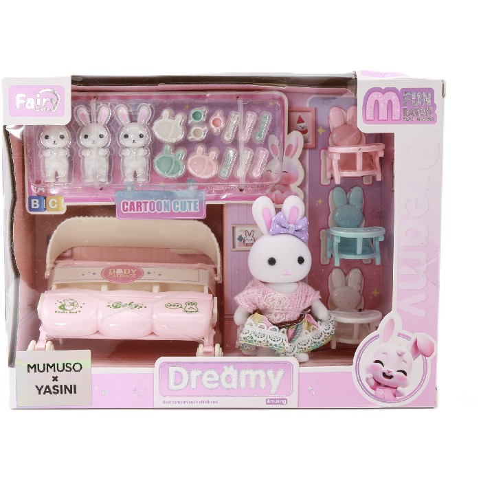 kids-and-stationery/toys-action-toys-animals/mumuso-pretend-play-stroller-game-bunny-design