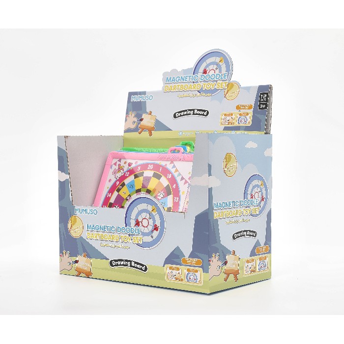kids-and-stationery/toys-lego-construction/mumuso-magnetic-doodle-dartboard-toy-set