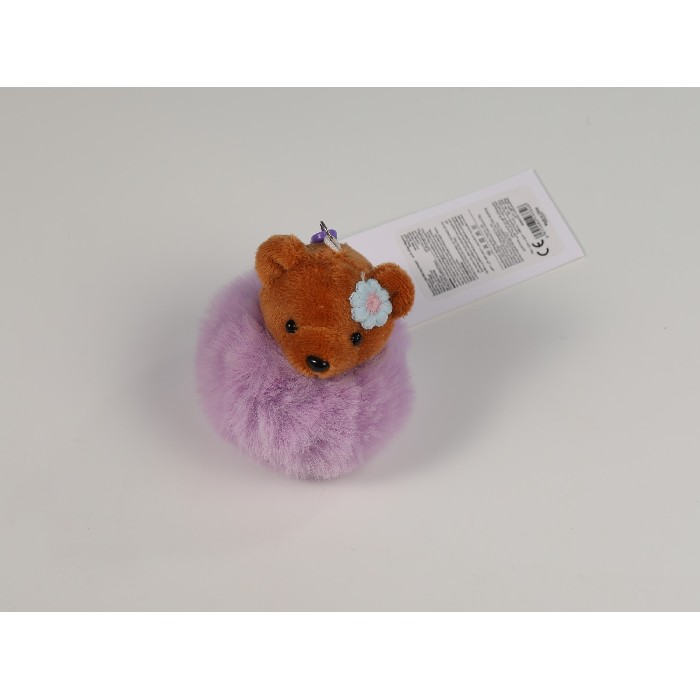 kids-and-stationery/toys/mumuso-little-bear-bag-pendant-purple-pompom