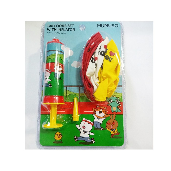 kids-and-stationery/toys/mumuso-balloons-setballoons-set-with-inflator
