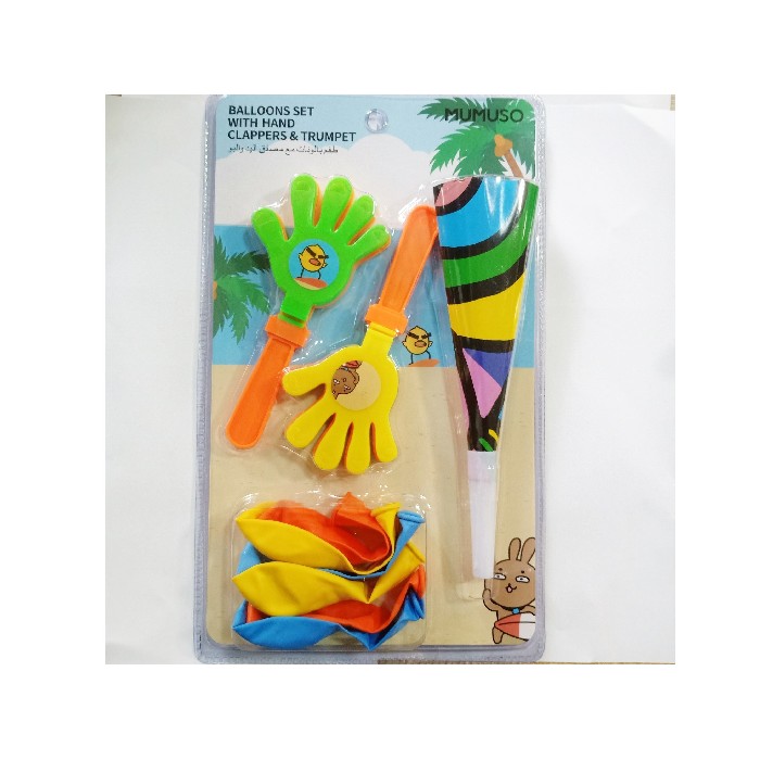 kids-and-stationery/toys/mumuso-balloons-setballoons-set-with-hand-clappers-trumpet