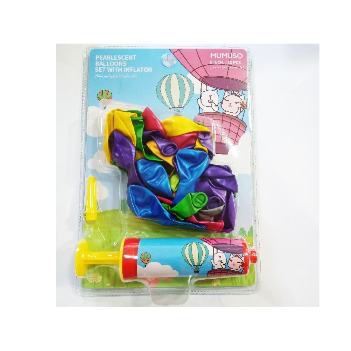 kids-and-stationery/toys/mumuso-balloons-setpearlescent-balloons-set-with-inflator-5-inch-30-pcs