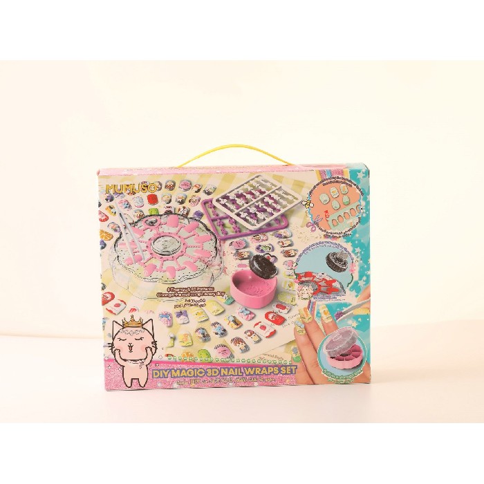 kids-and-stationery/toys-creative-play/mumuso-diy-magic-3d-nail-wraps-set-sweet-food