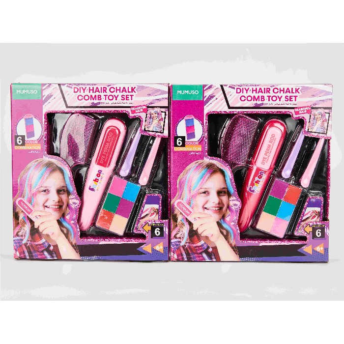 kids-and-stationery/toys/mumuso-diy-hair-chalk-comb-toy-set