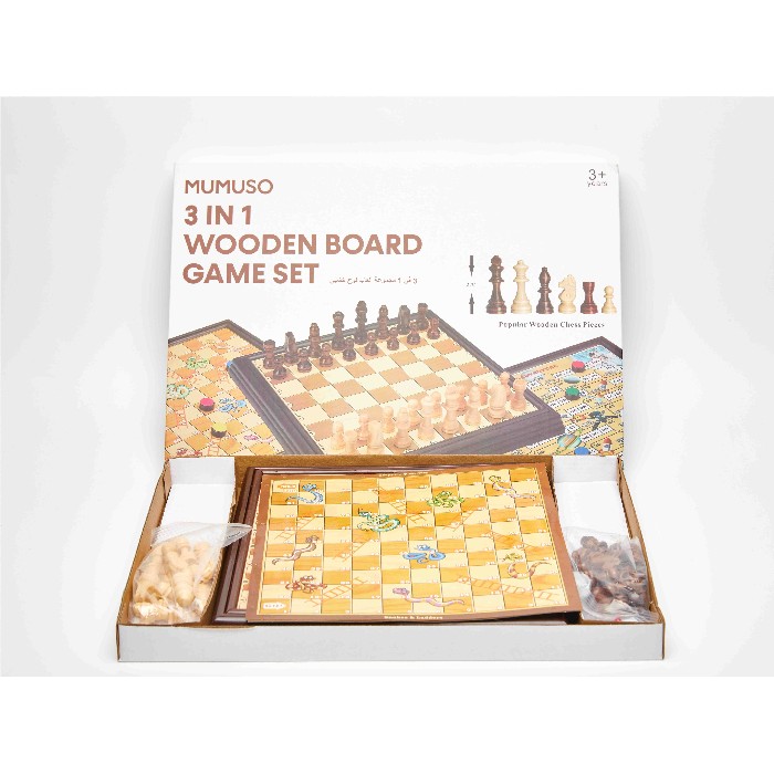 kids-and-stationery/toys/mumuso-3-in-1-wooden-board-game-set
