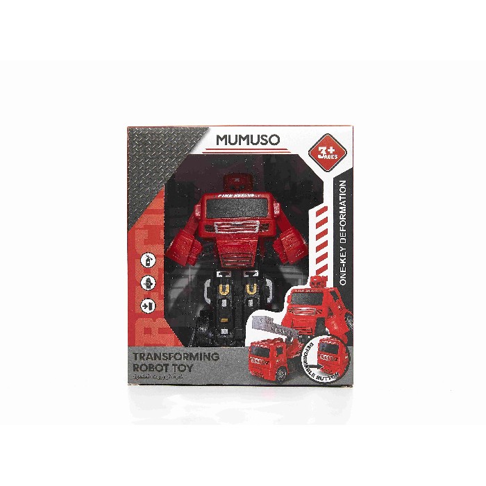 kids-and-stationery/toys-vehicles-remote-control-toys/mumuso-2-in-1-transforming-robot-toy-ladder-truck