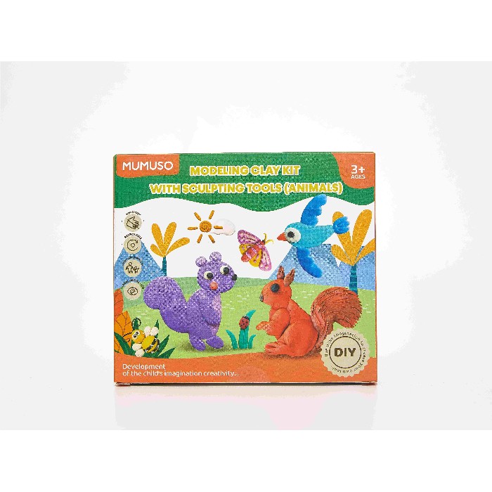 kids-and-stationery/toys-creative-play/mumuso-modeling-clay-kit-with-sculpting-tools-animals