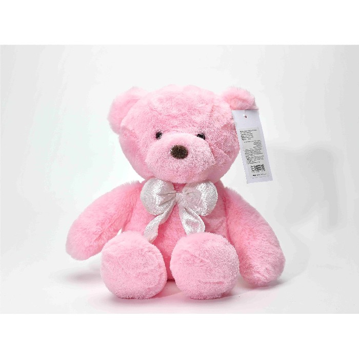kids-and-stationery/toys/mumuso-plush-toy-pink-bear-with-bowknot35-cm