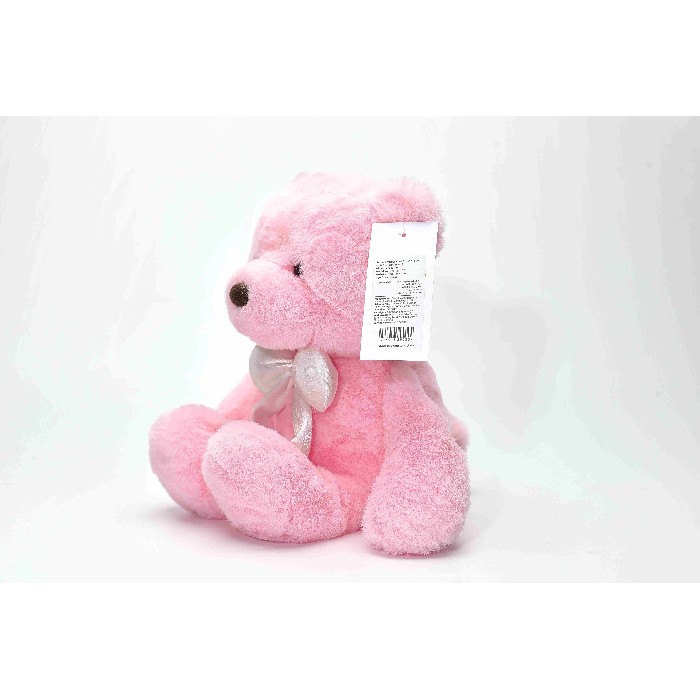 kids-and-stationery/toys/mumuso-plush-toy-pink-bear-with-bowknot35-cm