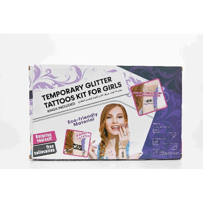 kids-and-stationery/toys/mumuso-6666-10-temporary-glitter-tattoos-kit-for-girls-rings-included