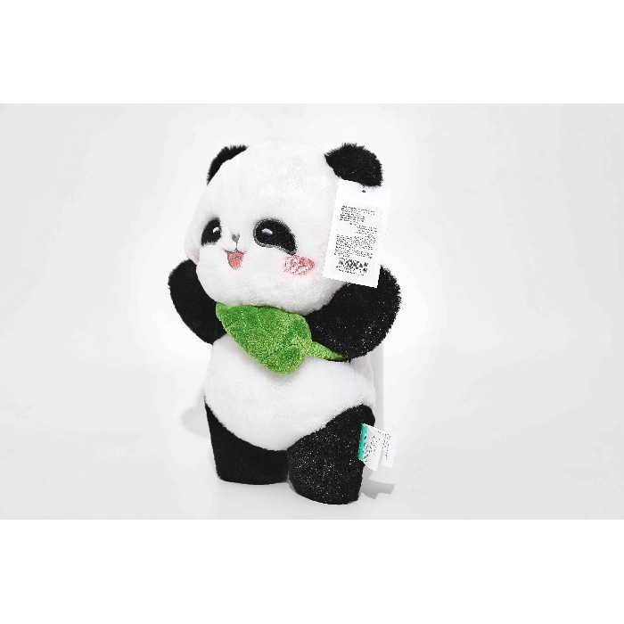kids-and-stationery/toys/mumuso-32-cm-plush-toy-cute-panda-with-green-bag-in-standing-position