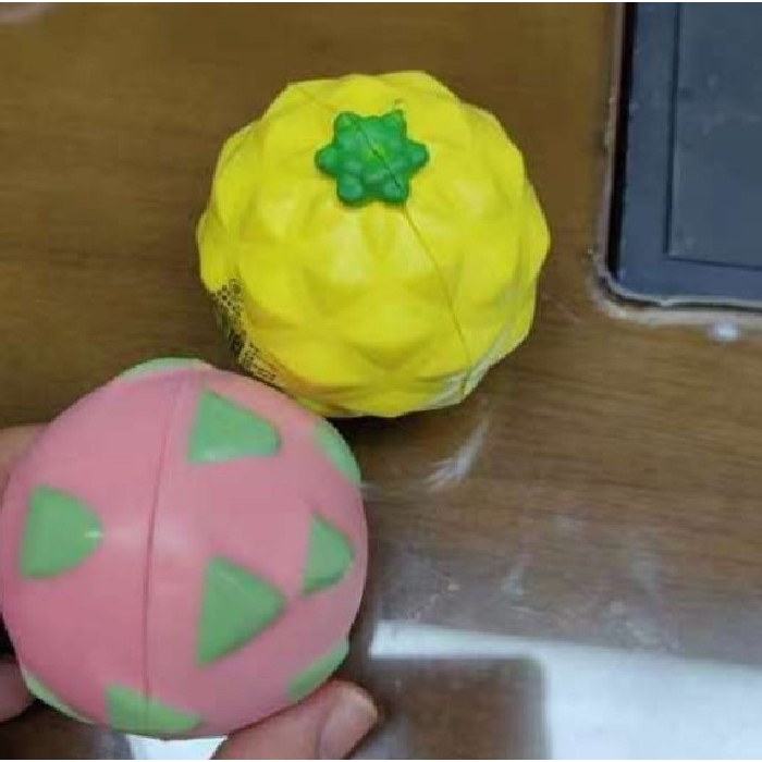 kids-and-stationery/toys/mumuso-bouncy-ball-pineapple-or-dragon-fruit