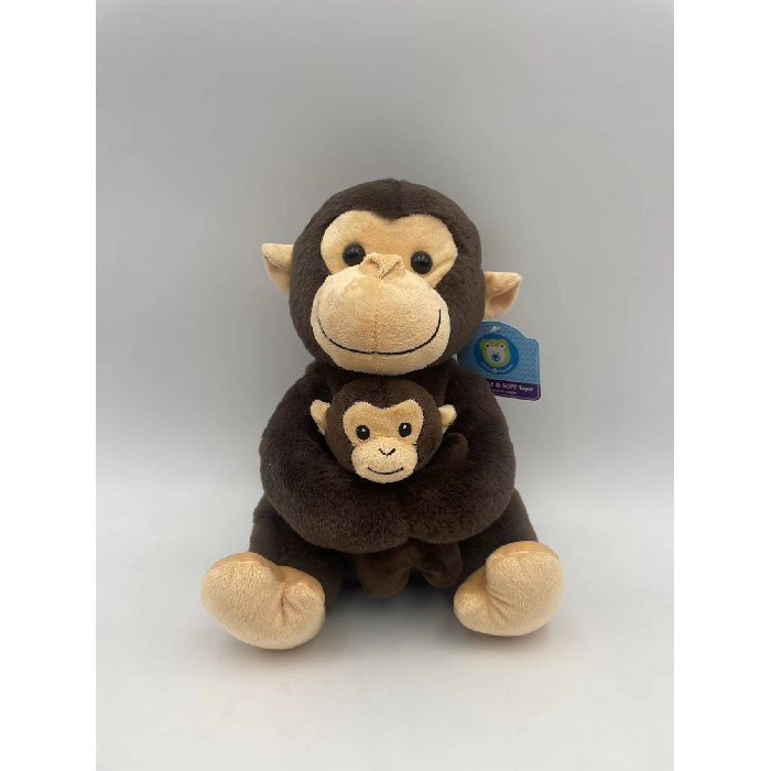 kids-and-stationery/toys/mumuso-mother-child-series-plush-toy-monkey27-cm