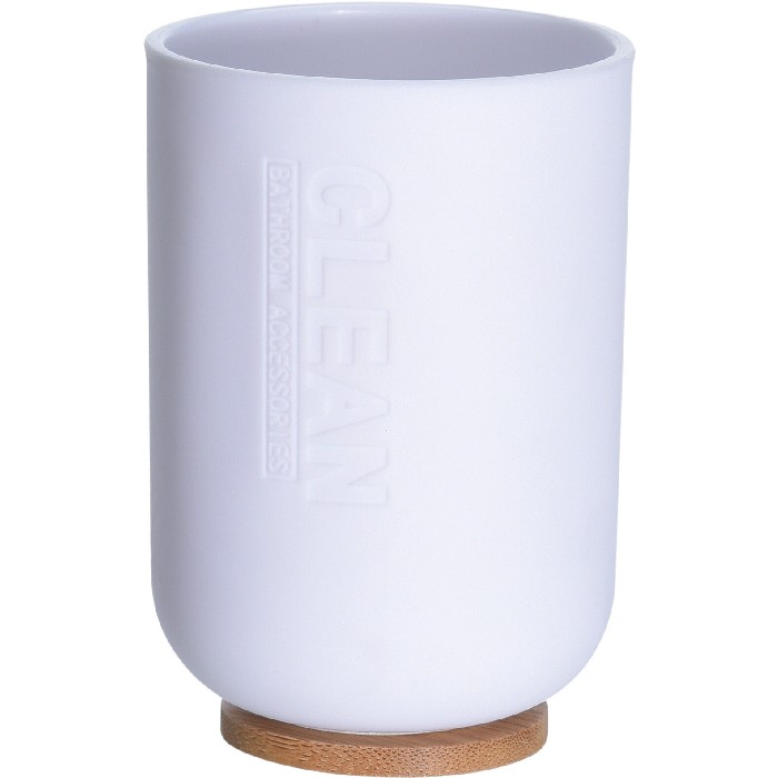 bathrooms/sink-accessories/mug-polypropylene-diameter-7cm-x-h11cm-white