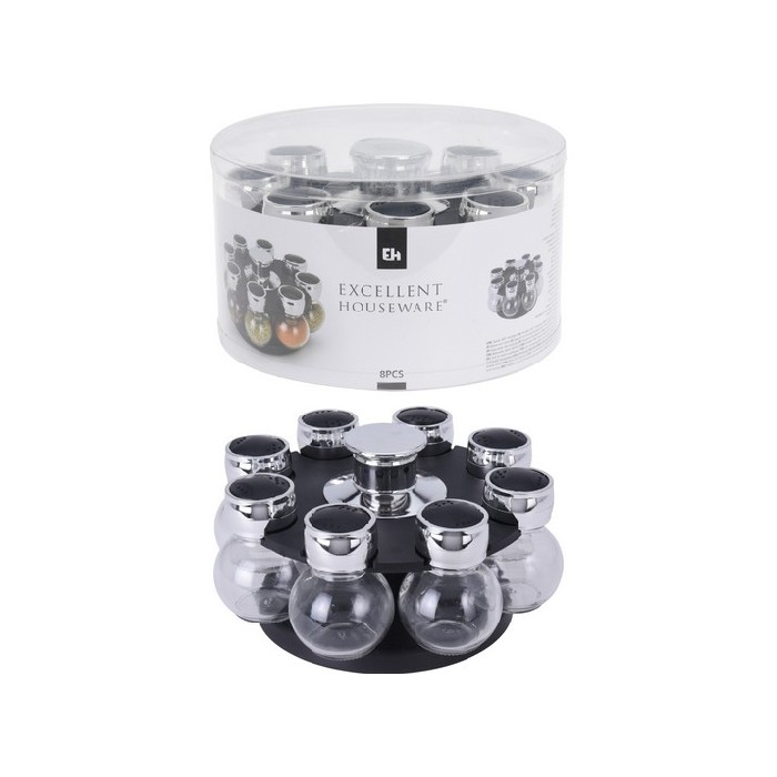 kitchenware/food-storage/excellent-houseware-spice-carousel-8-piece-set