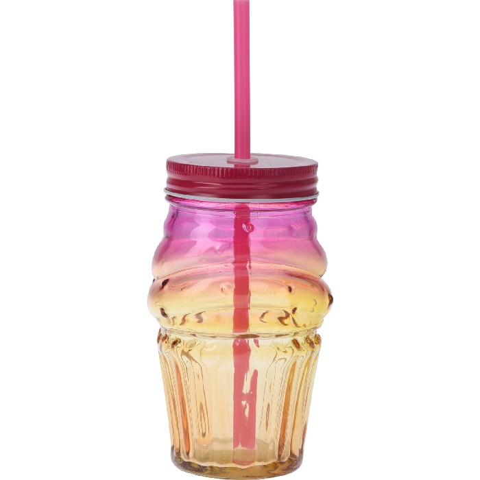 kitchenware/picnicware/drinking-glass-with-straw-475ml-4-assorted