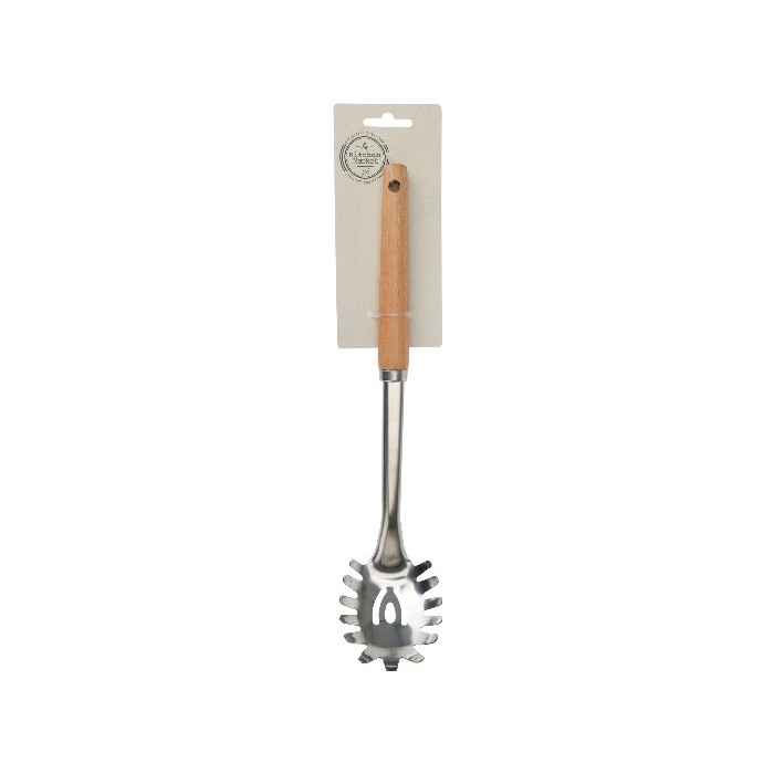 kitchenware/utensils/excellent-houseware-spaghetti-spoon-slotted-stainless-steel-with-wooden-handle