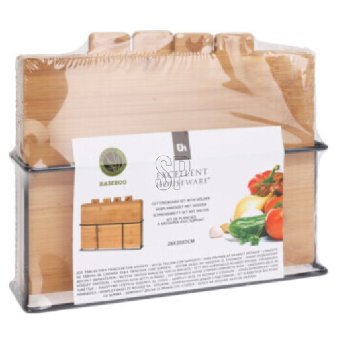 kitchenware/miscellaneous-kitchenware/excellent-houseware-cutting-board-set-bamboo-4-piece